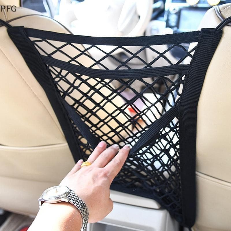 PFG Organizador De Rede De Carro Padrão Entre Armazenamento De Malha De Assento Com Bolsos Barreira De Cachorro Do Diant
