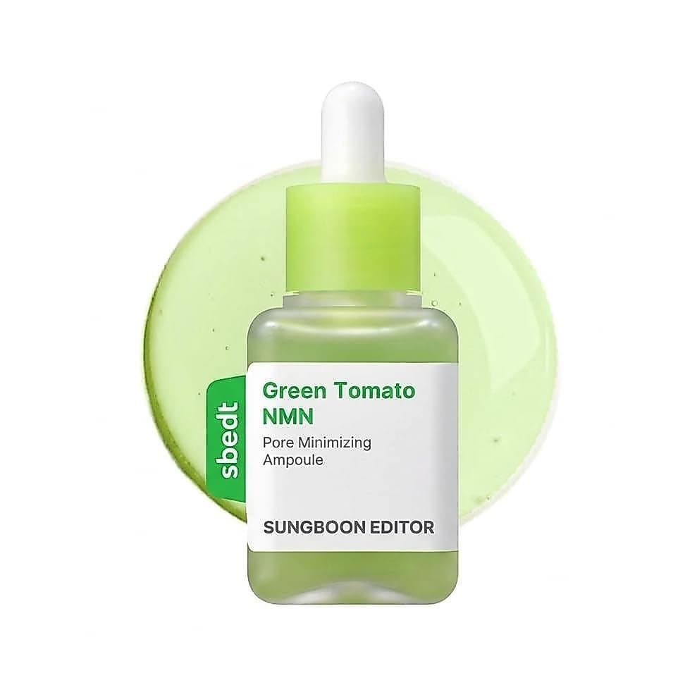 SUNGBOONEDITORGreenTomatoNMNPoreMinimizingAmpoule | Sérum Redutor de Poros com NMN, Niacinamida e Extrato de Tomate Verd