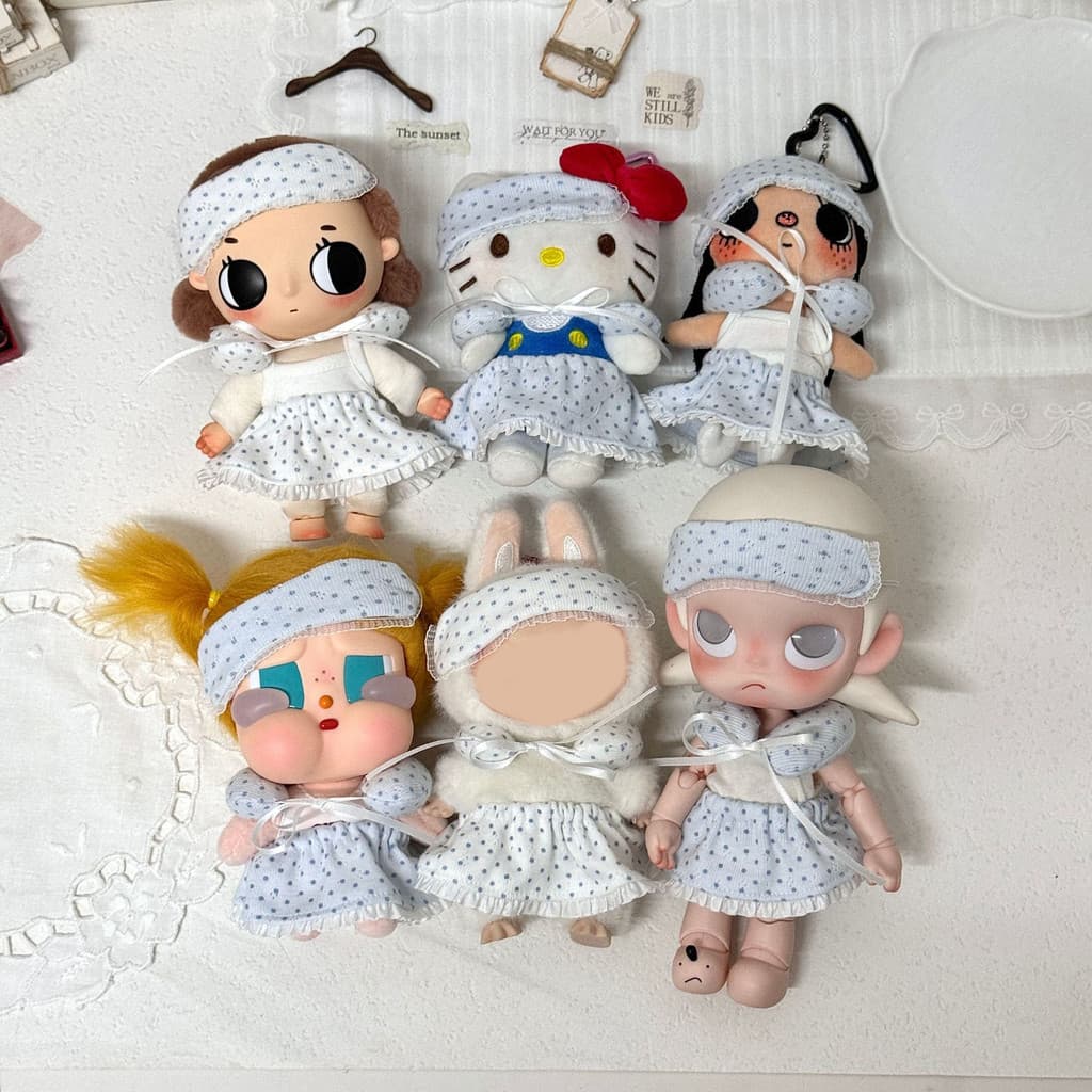Conjunto De Pijama De Vestido De Boneca BJD De 10 Cm Crybaby/yuy Dress Up