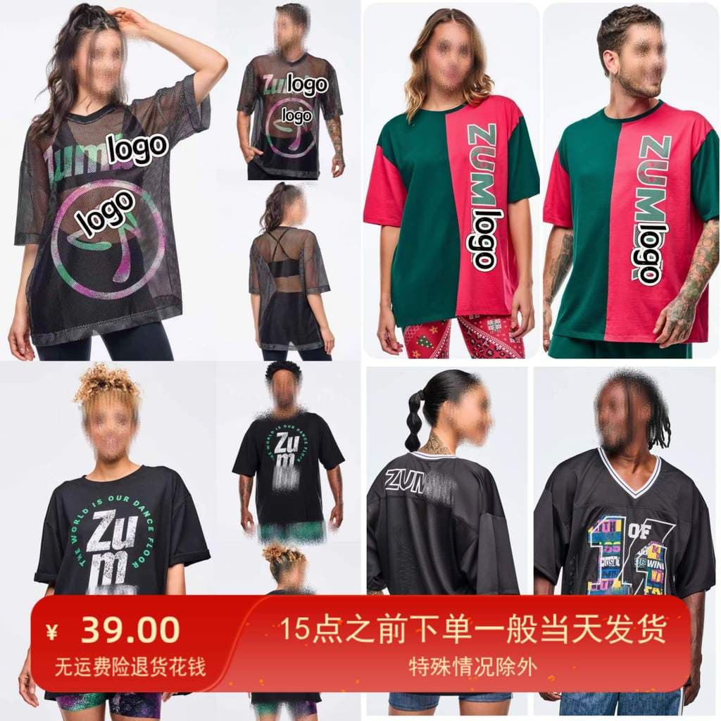 ZW novo estilo 2025 roupas esportivas de Fitness camiseta de manga curta masculina feminina topo bordado mais magro olha