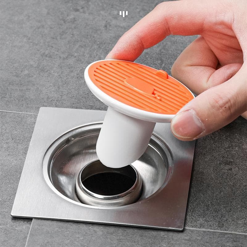 Tampa magnética de drenagem de piso, desodorizador de esgoto, rotativo, abertura automática, fechamento, banheiro, Anti-