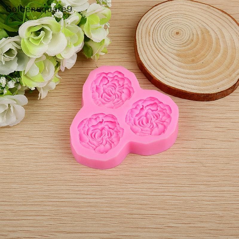 goldensquare9 Peônia Flor Molde De Silicone Casamento Cupcake Topper Fondant Ferramenta De Decoração De Bolo BR