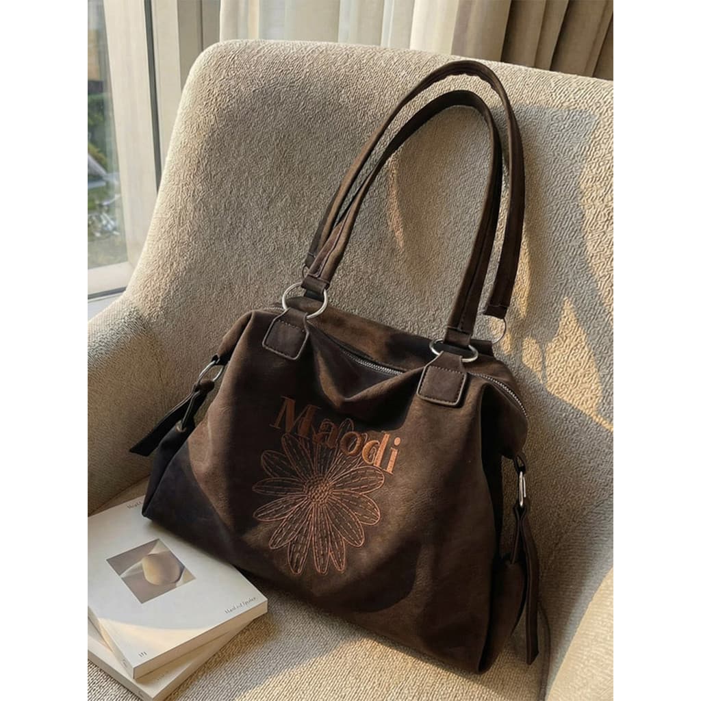 Bolsa feminina 2026 novo estilo na moda Retro fosco sacola grande capacidade diário Commuter grande bolsa de ombro