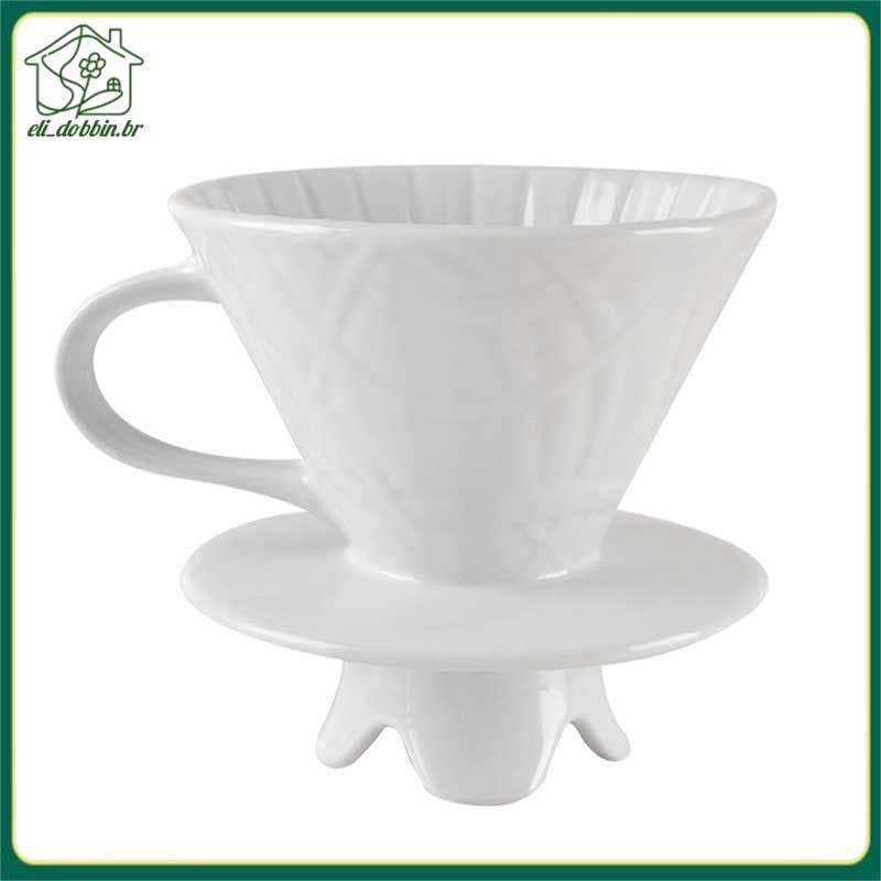 Copo De Filtro De Mão De Cerâmica , Três Furos , Grande Funil , Acessórios Para Cafeteira