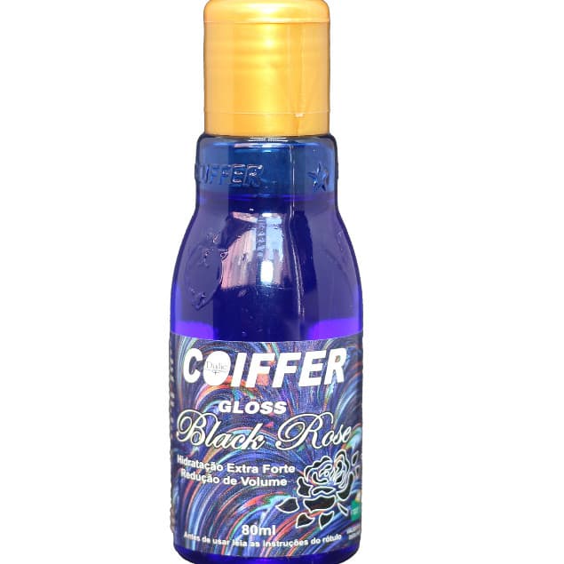 Óleo Finalizador Capilar redutor de volume Gloss Black Rose 80ml - Coiffer