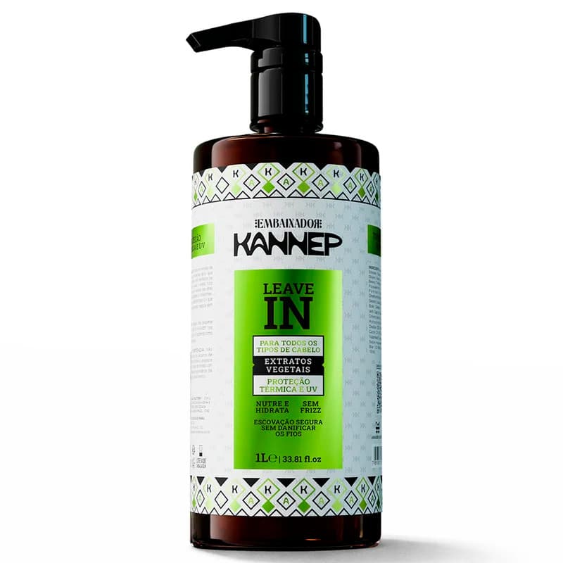Leave-in Capilar Protetor Térmico Kannep Embaixador - 1 Litro