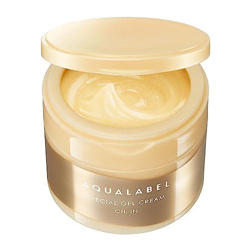 AQUALABEL Special Gel Cream EX (com óleo) 90g (Produto Principal) Gel antienvelhecimento multifuncional com palmitato...