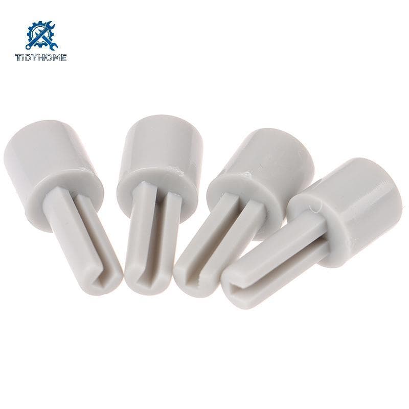 FFBR 2/4pcs Potenciômetro Misturador Eixo De Alongamento Extensão De Plástico Cinza Quente