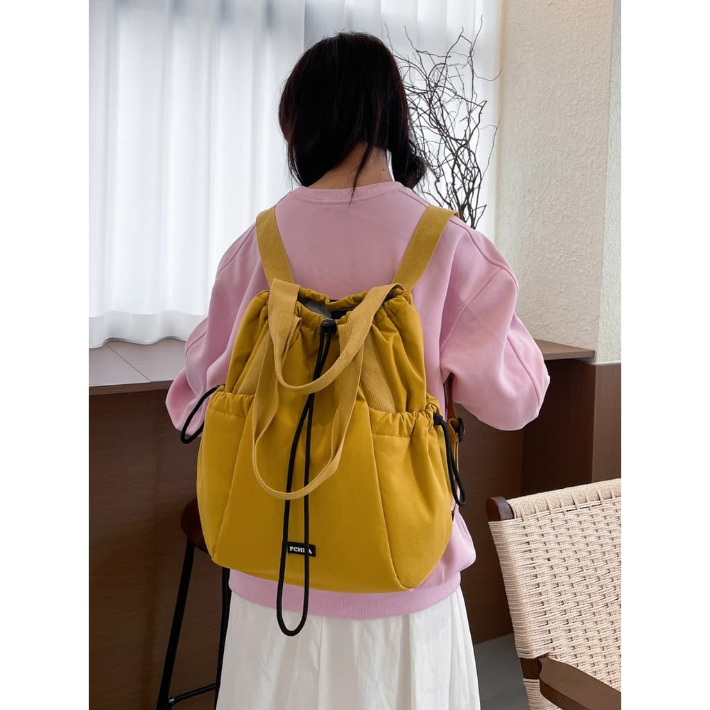 Bolsa mensageiro de três propósitos de grande capacidade, bolsa mensageiro feminina, estudante, classe suplementar, moch