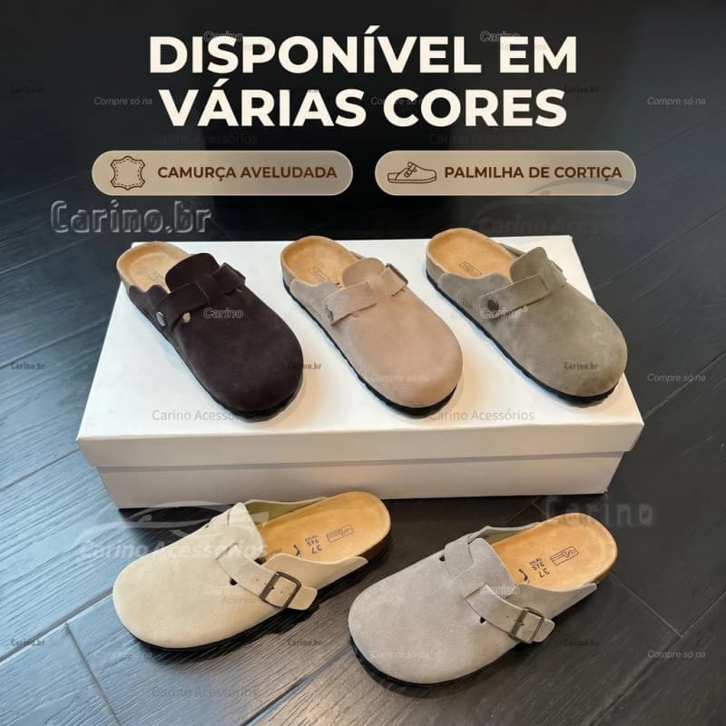 Elegantes Sandálias Unissex Birken @ _ Baotou Stock Feitas de Sola de Cortiça Série Half-Pack DAMB