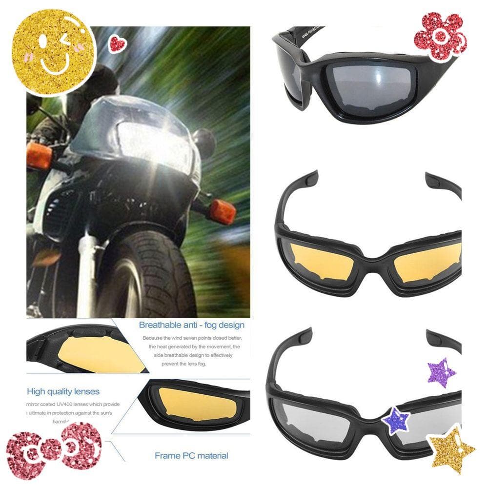 MELODG Óculos De Motocicleta À Prova De Vento E Poeira Para Proteção Dos Olhos/Esporte /