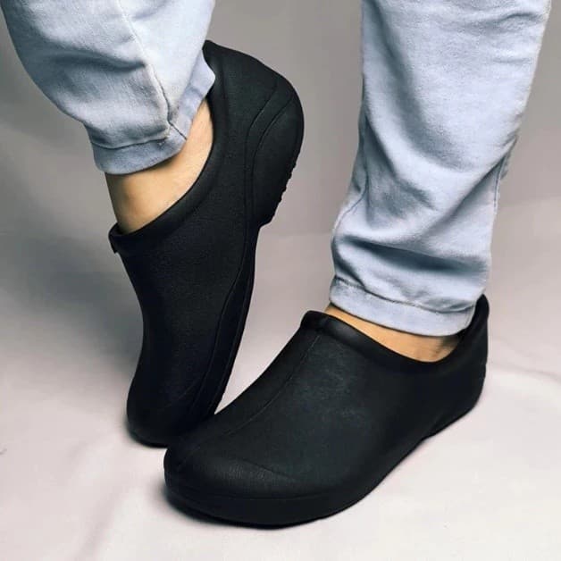 Sapato Profissional Chinelo Fechado Hospitalar Cozinha Saúde Farmácia Limpeza Serviço EPI