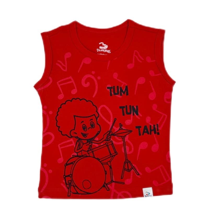 Camiseta Davi Regata Vermelha
