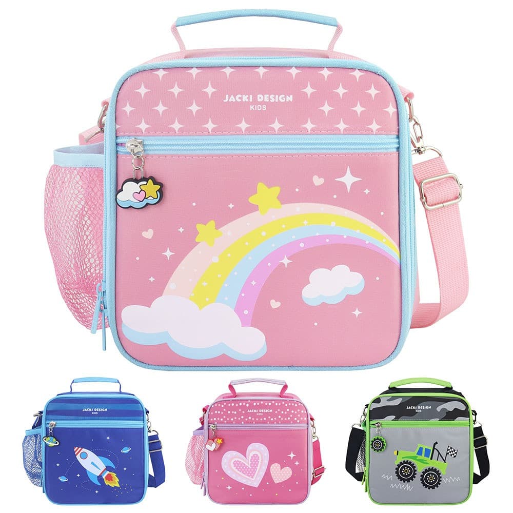 Lancheira Térmica Escolar Infantil Piccolino Jacki Design 480ml | Menino e Menina | Conserva Alimentos, Alça Ajustável
