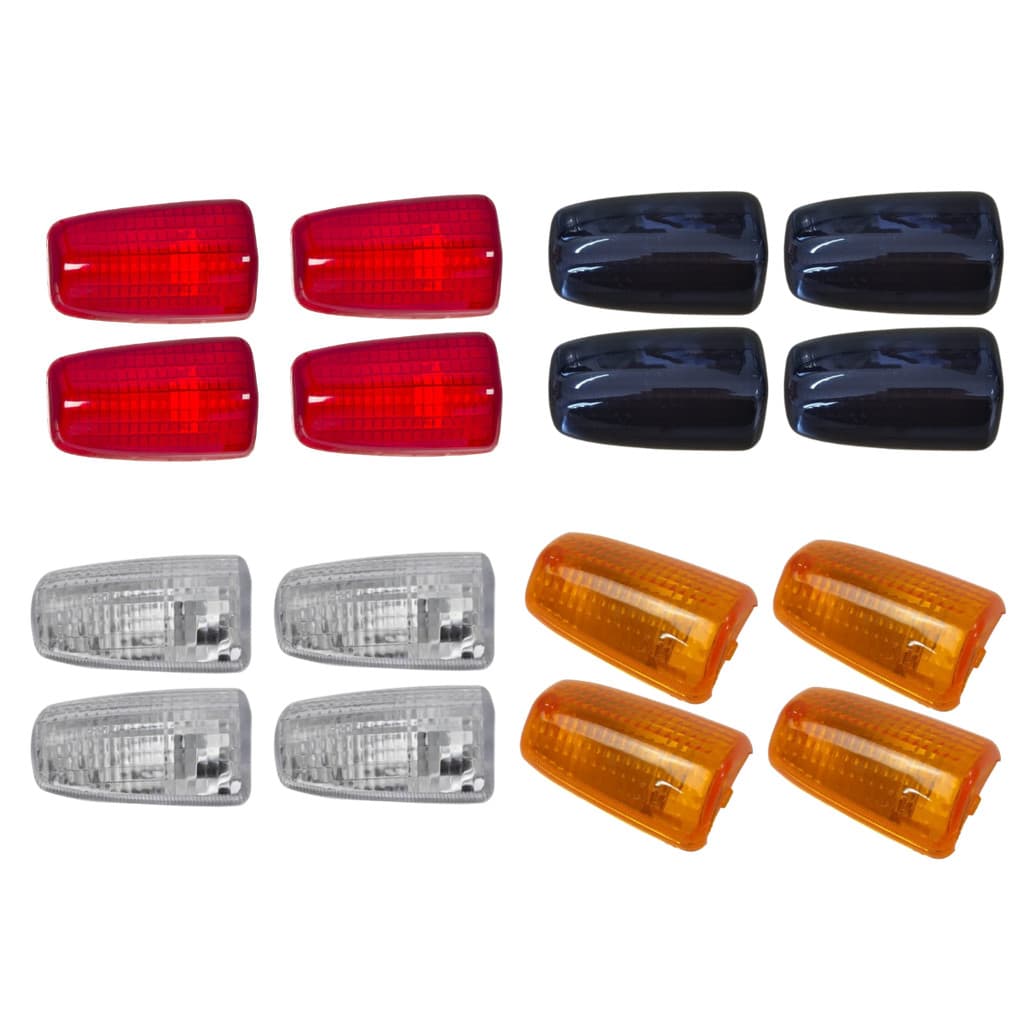 KIT 4 LENTES DO PISCA TITAN 125 00/04 - FAN 125 05/09 - TITAN 150 04/08 CB/XRE 300