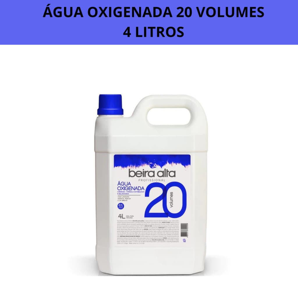 Água Oxigenada Volume 20 4L Beira Alta