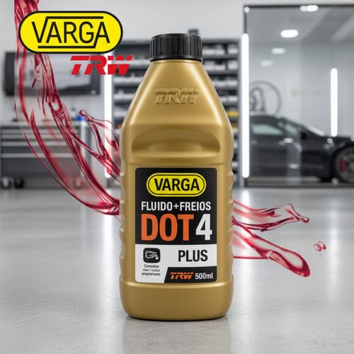 Fluido De Oleo Freio Carro Moto Original Varga Dot 4 500ml