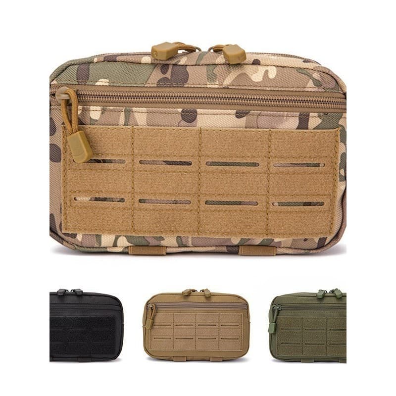 Molle bolsa de cintura tática multifuncional, portátil, bolsa de armazenamento, vedação de cintura, montanhismo, caminha