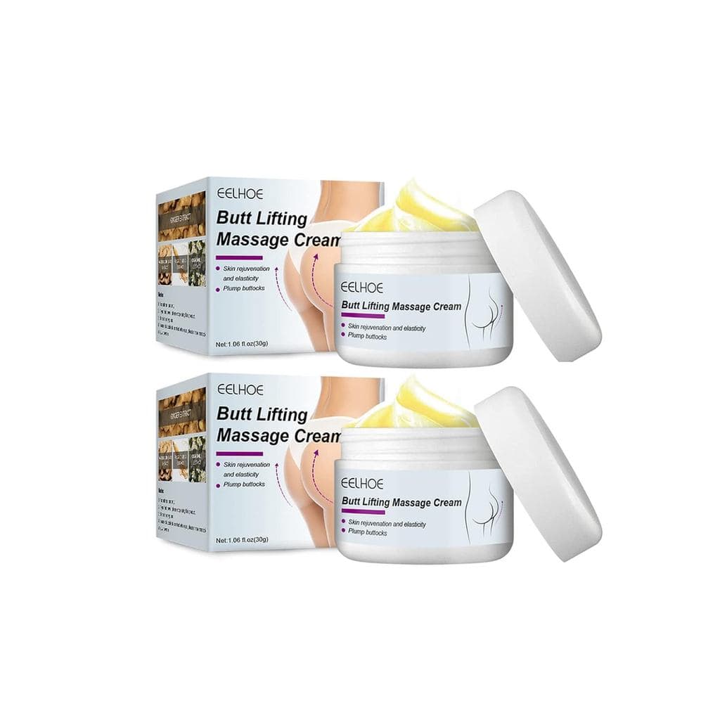 Creme para Aumento de Glúteos - Creme de Massagem para Levantamento de Glúteos, Creme para Elevação de Quadris, Loção Fi