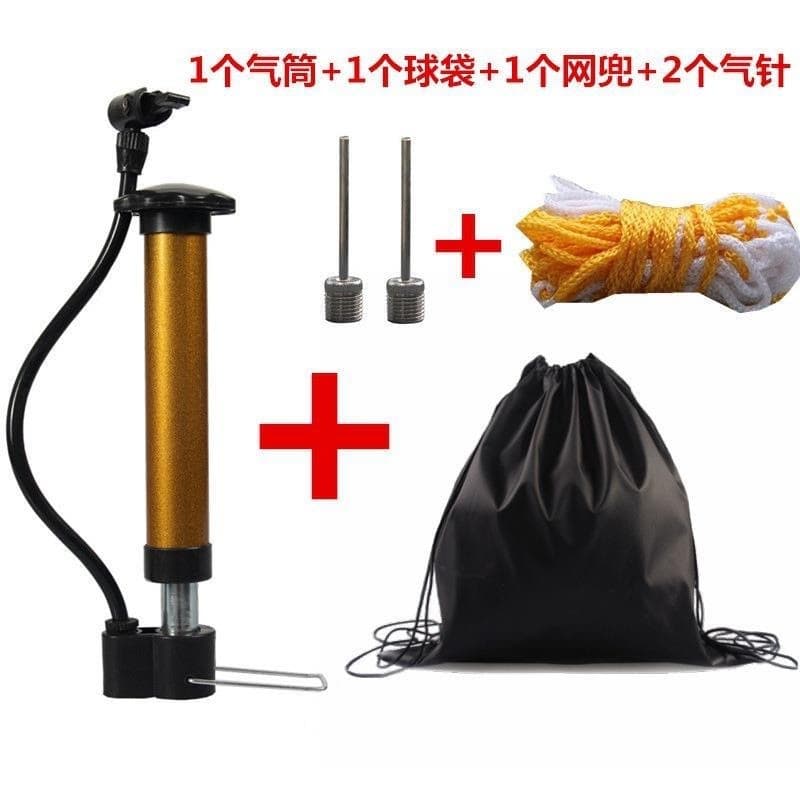 Frete grátis bomba de basquete futebol vôlei Inflator alta pressão portátil Mini agulha ar Net bolso saco Kit