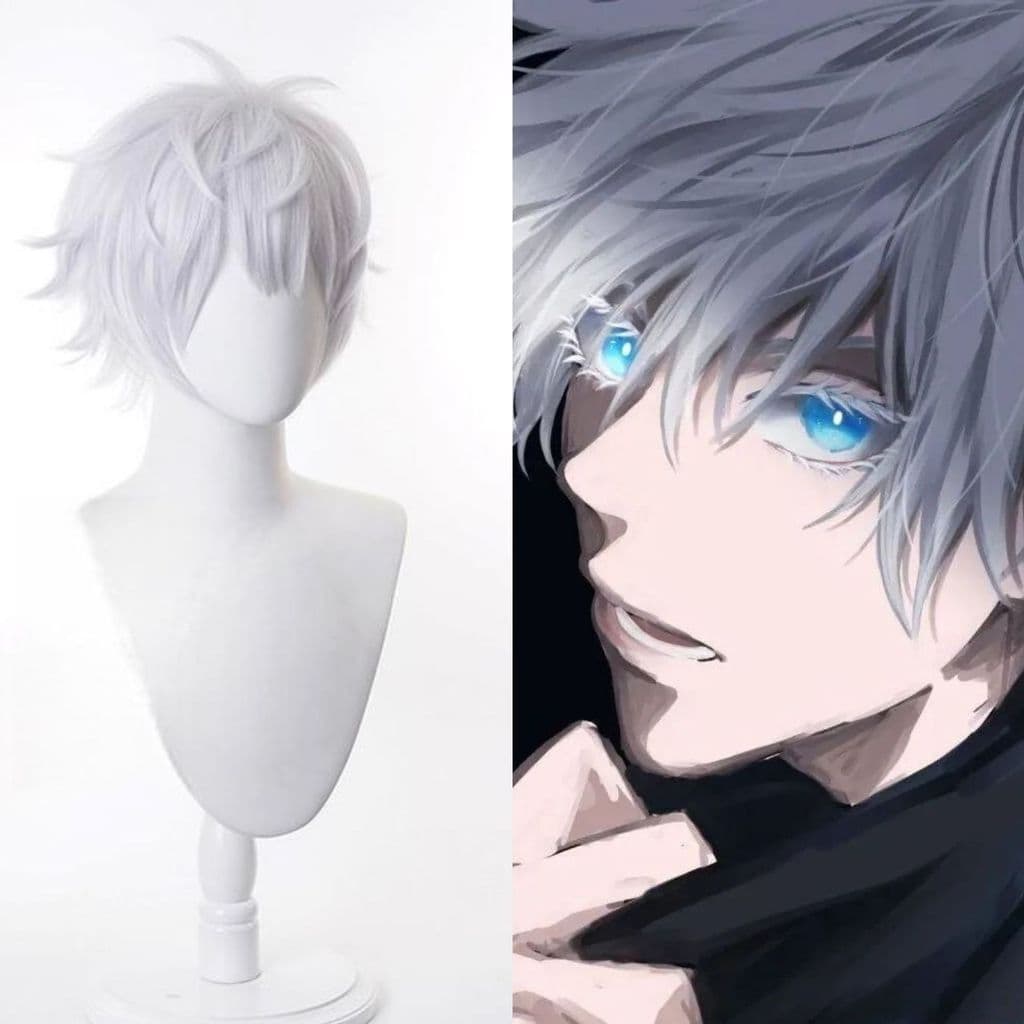 Go estilo de cabelo Natural peruca cosplay feitiço volta cos Goto Kawa respirável guerra San Anime
