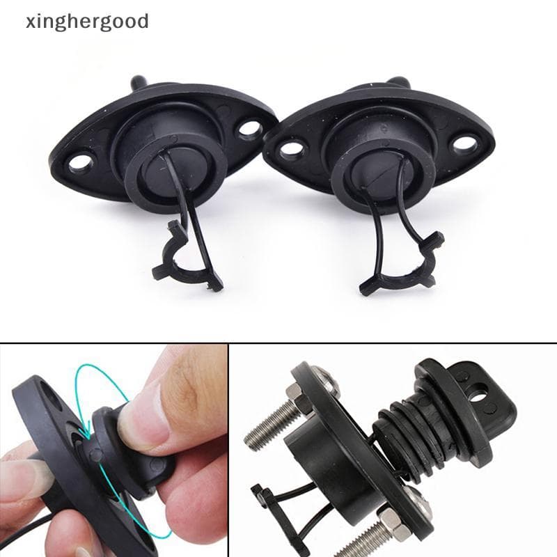 Xinghergood 2 Unidades/Conjunto kit De Plugue De Drenagem universal Plugues bung Para Barco Bote Caiaque Canoas XHG