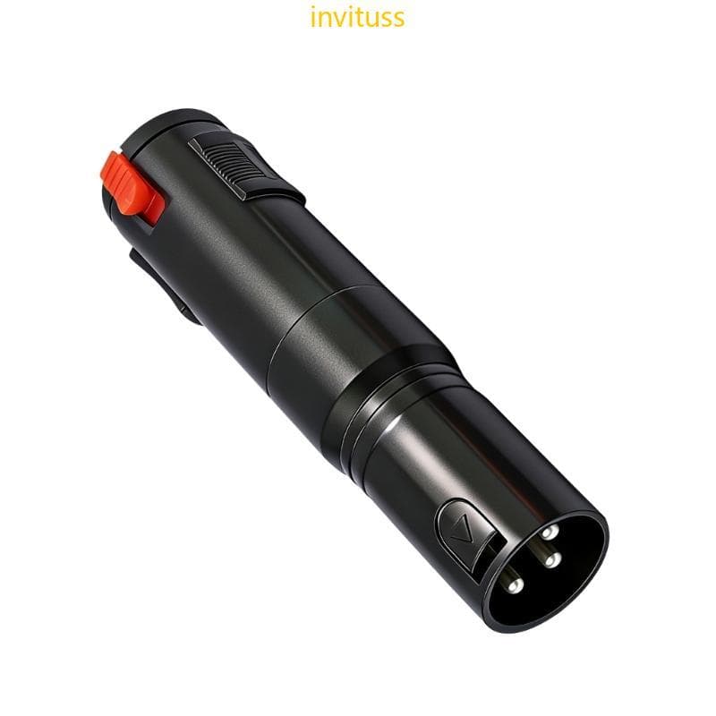 Inv Liga 1 4 Polegada 6 35mm TRS Fêmea Para 3 Pinos Conversor Auditivo Balanceado Mecanismo Trav