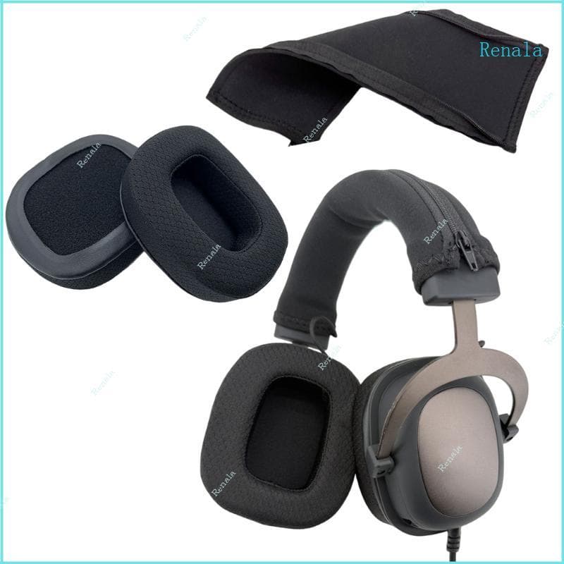 Renala Almofada Ouvido Bandana Almofadas Capa Substituição Proteína Couro Earmuffs Para Havit H2002D Cabeça J