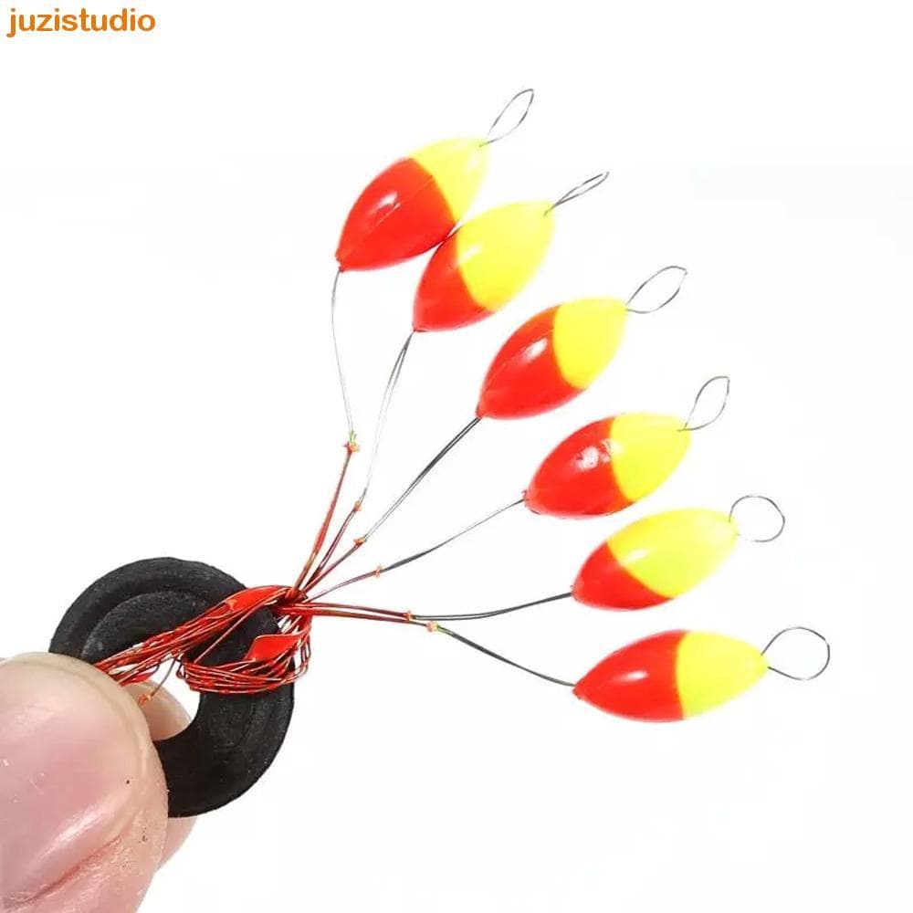 JUZISTUDIO Bóia De Pesca Oval Bóias 240pcs Espaço Feijão Acessórios Bobber