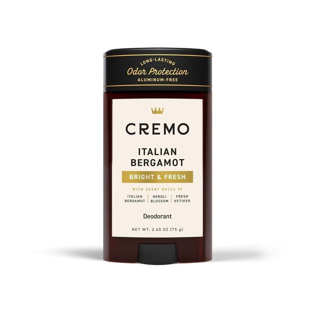 Desodorante Masculino CremoItalian com Aroma Cítrico, Sem Alumínio, Proteção Duradoura contra Odor (48 horas), 2,65 onça