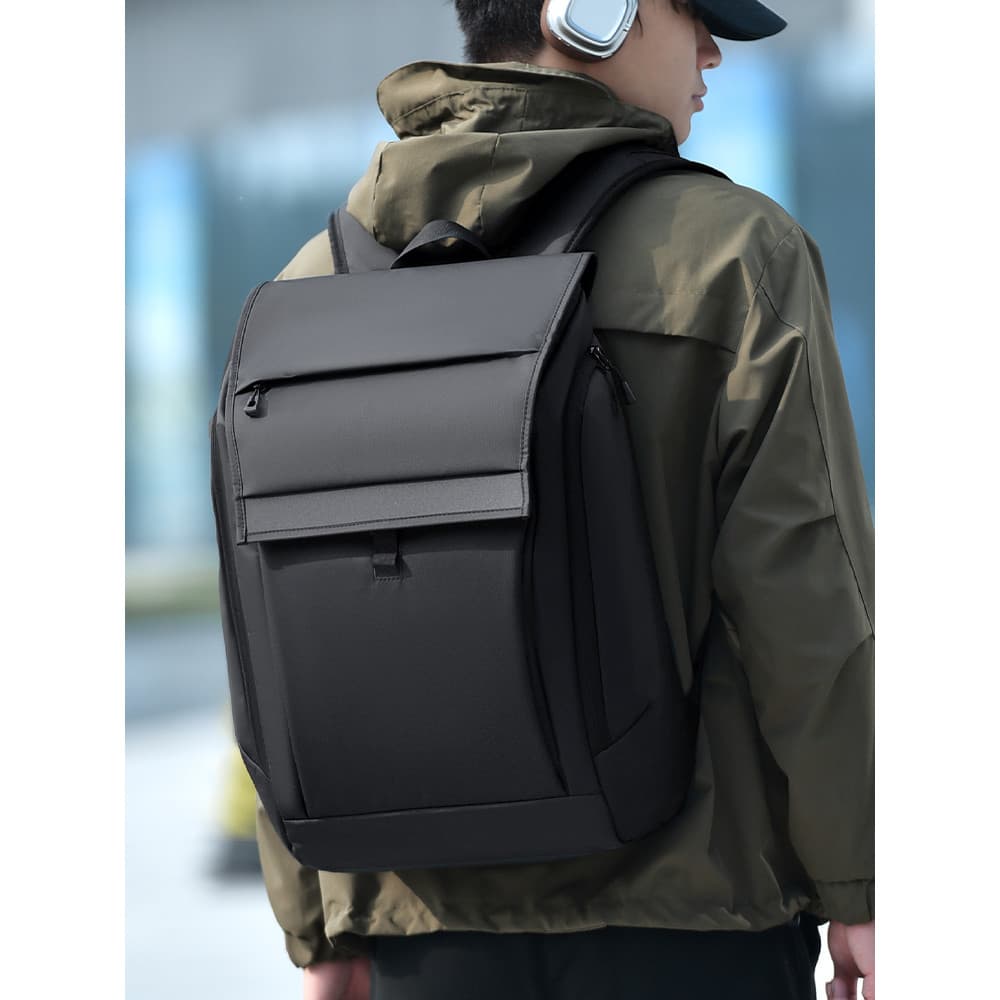 Mochila masculina de alta qualidade, leve, à prova d'água, grande capacidade, bolsa para computador, negócios, lazer, vi