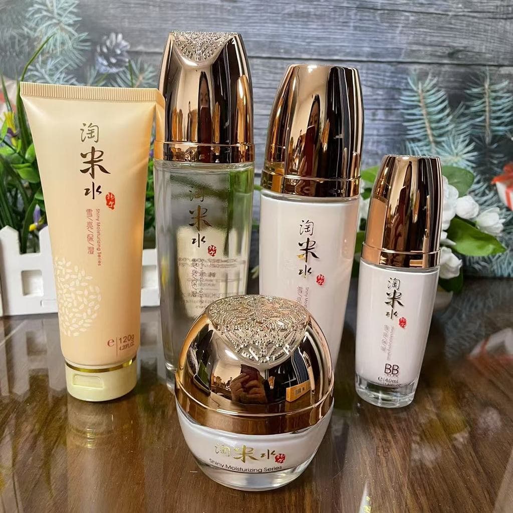 Xinzhuang Haner Taomi Água Cosméticos Conjunto de Cuidados com a Pele Hidratante Hidratante Limpador Facial Loção de Pel