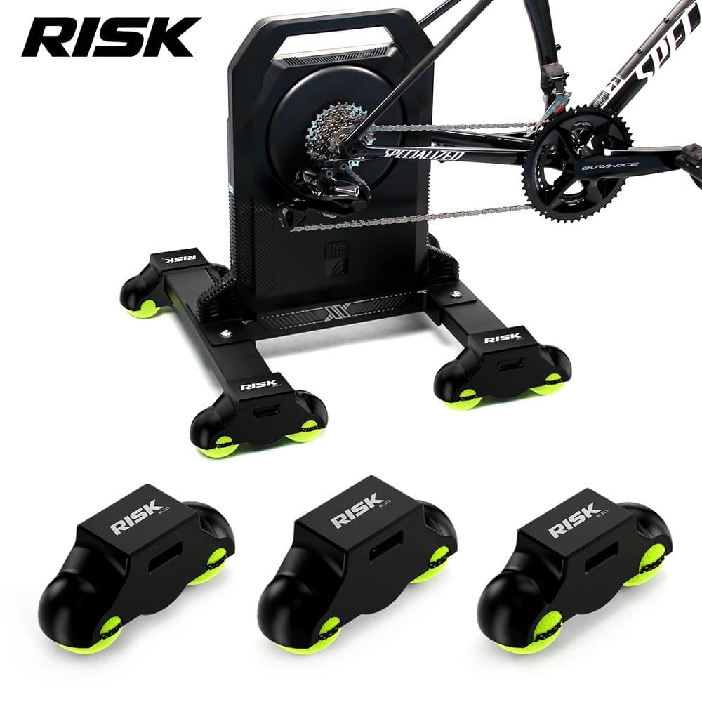 RISK X2 MAX Bicicleta Snap Rocker Trainer Buffer Almofadas De Pé Acessórios Bases Com Parafusos Kit Absorção De Choque D