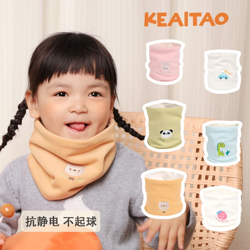 Babador de bebê outono inverno à prova de vento quente pescoço capa bebê bonito meninos meninas crianças primavera outon
