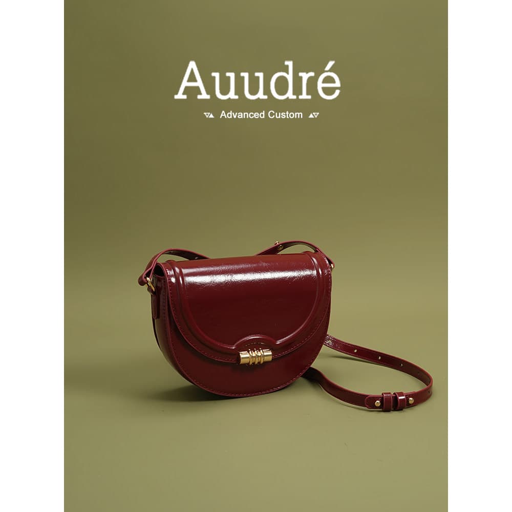bolsa feminina bolsa transversal feminino Bolsa Auudre Super Hot estilo ocidental vermelha para axilas