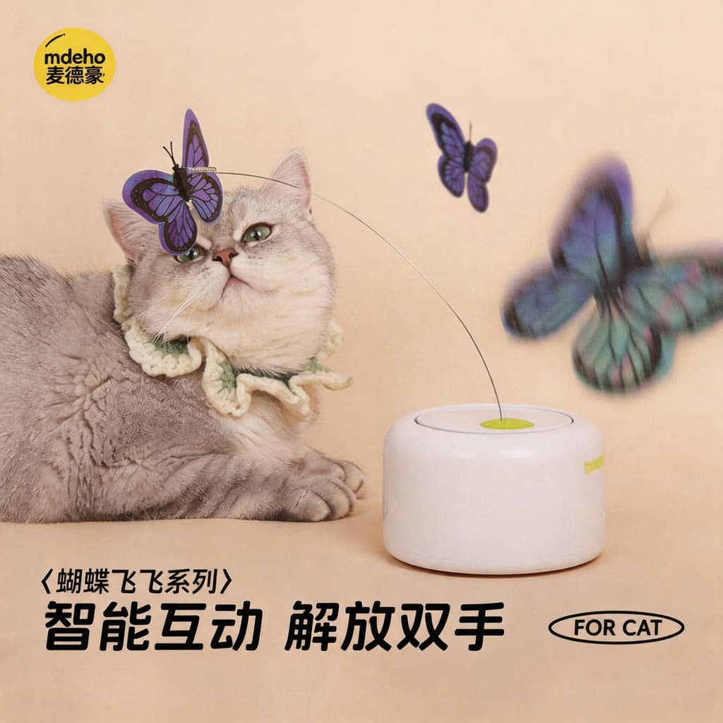Gato elétrico provocando vara gato auto-feliz alívio do tédio ferramenta útil dispositivo automático de provocação de ga