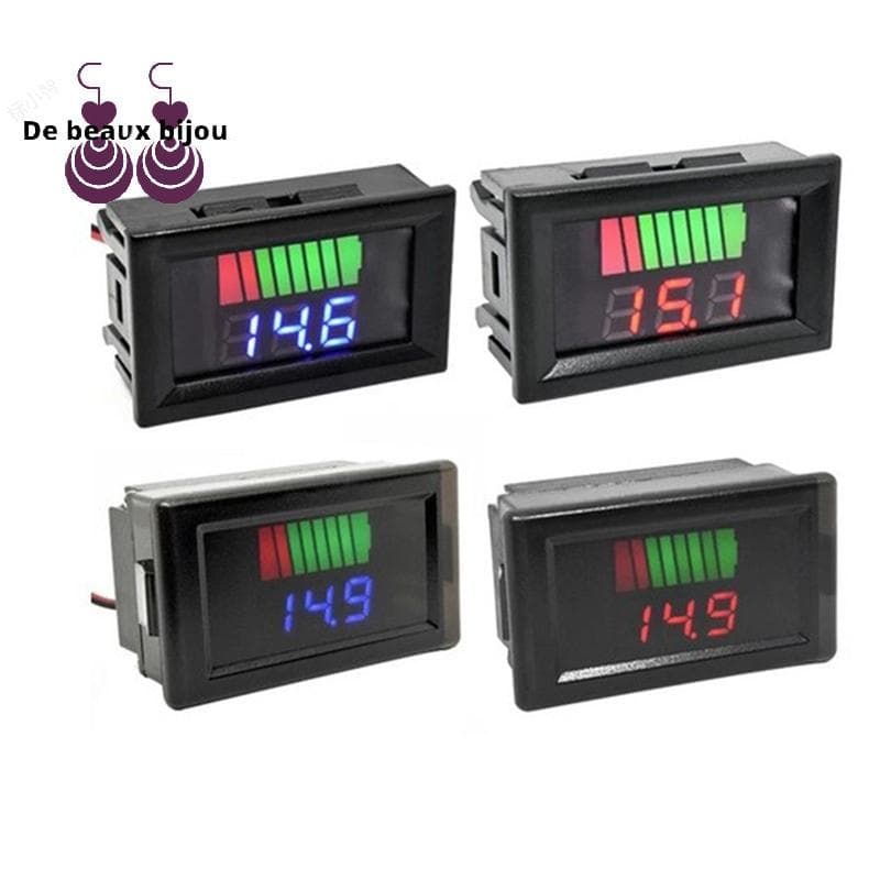 Bom 12V 24V 60V 72V Indicador De Capacidade Da Bateria Chumbo-Ácido Power Car Voltímetro Digital Bem