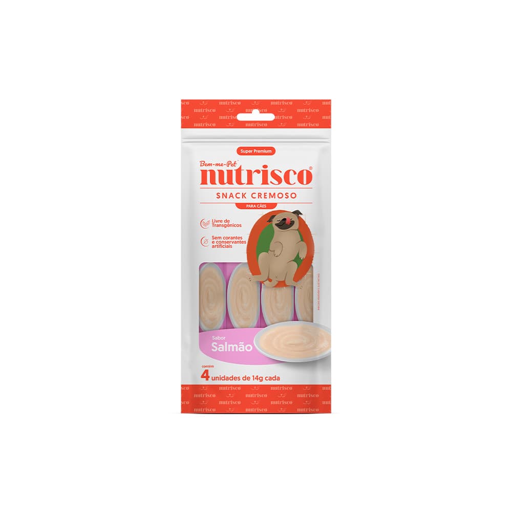 Snack Cremoso Nutrisco para Cães - Salmão 56g