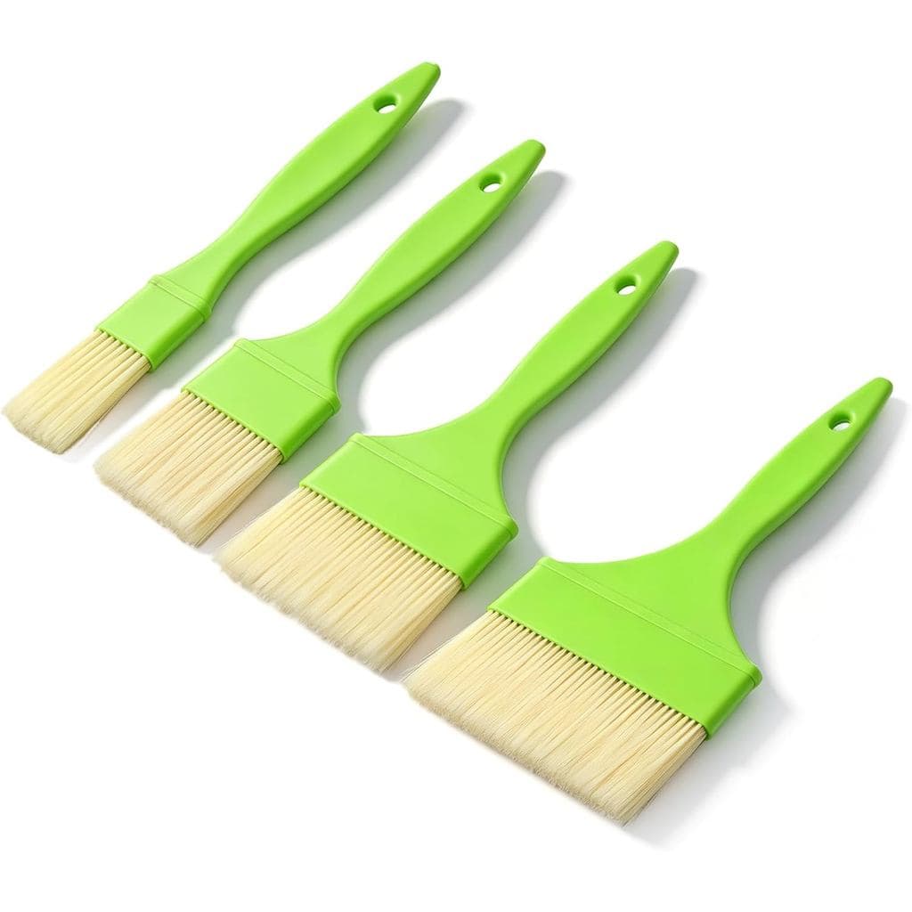 Conjunto De Pincéis De Pastelaria De 4 Unidades , Escovas De Alinhavo Para Cozinhar E Assar , Escova De Cozinha Com Cerd