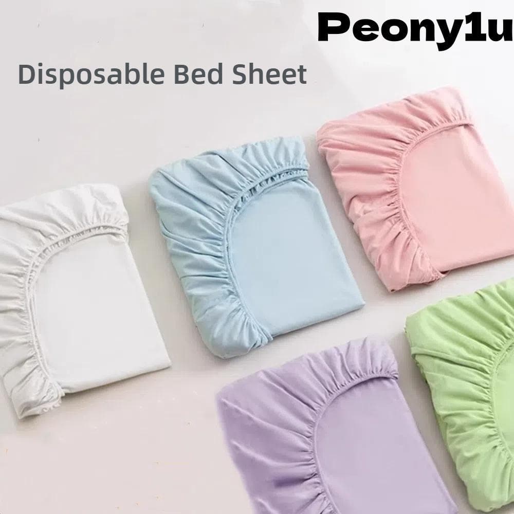Lençol Descartável PEONY , Não Tecido Antiderrapante , Capa De Cama De Solteiro