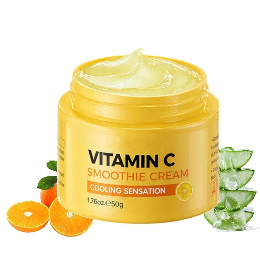 Creme Facial de Vitamina C, Gel Facial Refrescante de Verão, Sérum Facial Leve e Não Pegajoso, Hidratante Facial Antioxi