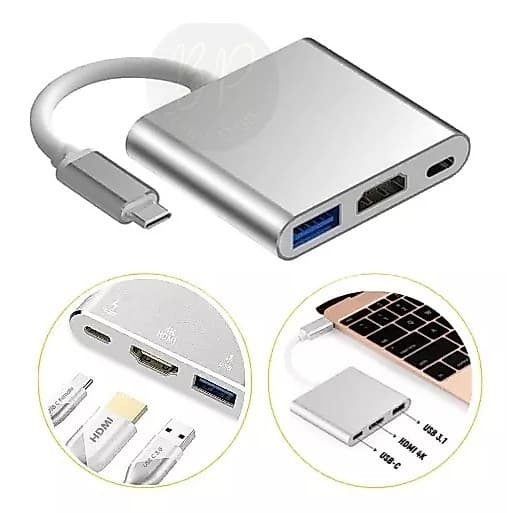 Adaptador Usb Tipo C Hdmi Dex Samsung S20 S21 S22 Macbook M1