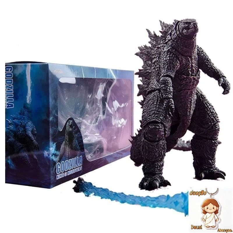 Filme Godzilla Vs . Kong Rei Dos Monstros SHM Gojira Estatueta Anime Figura De Ação 17cm Coleçando Modelo Brinquedos Em