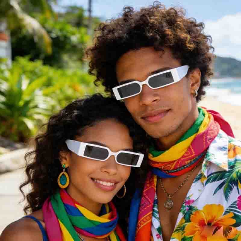 Óculos de sol masculinos europeus americanos óculos de sol engraçados óculos fotográficos femininos ao ar livre