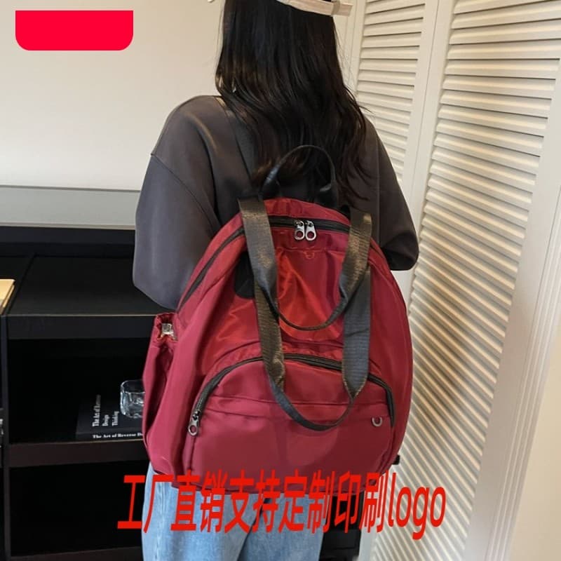 2025 novo estilo de grande capacidade Casual na moda moda Oxford pano portátil mochila ombro Commuter viagem saco escola