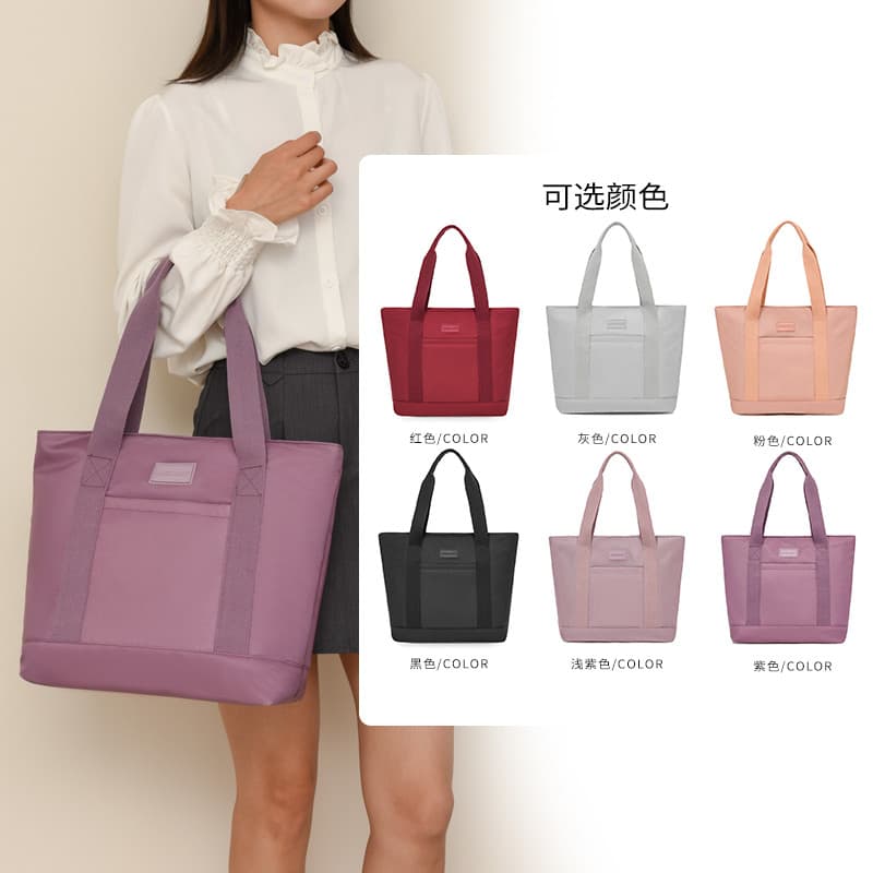 Nylon Oxford pano bolsa de ombro feminina novo estilo versão coreana bolsa de lona moda feminina bolsa de mão grande