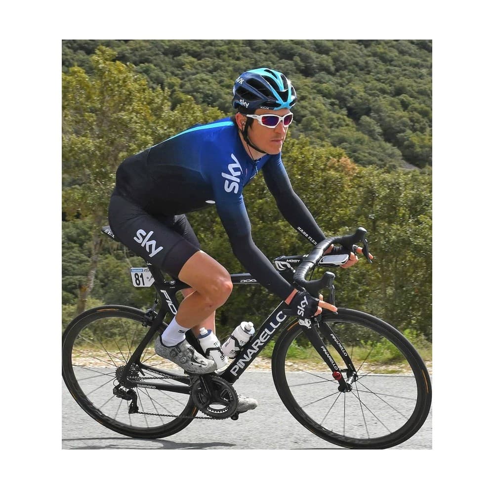 Sky camisa de ciclismo de manga curta terno masculino camisa de bicicleta de estrada de secagem rápida respirável macacã
