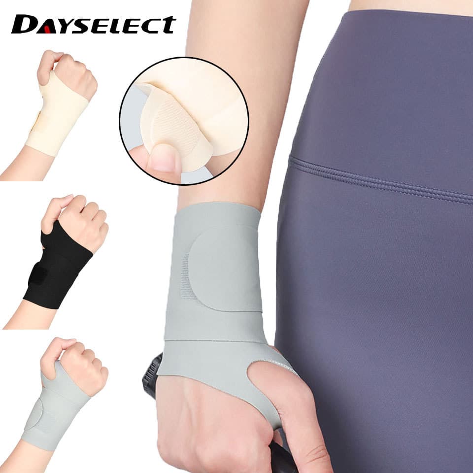 DAYSELECT 1 Peça Protetor De Pulso Leve Anti-Entorse Pressão Ajustável Esporte Fitness Pulseira