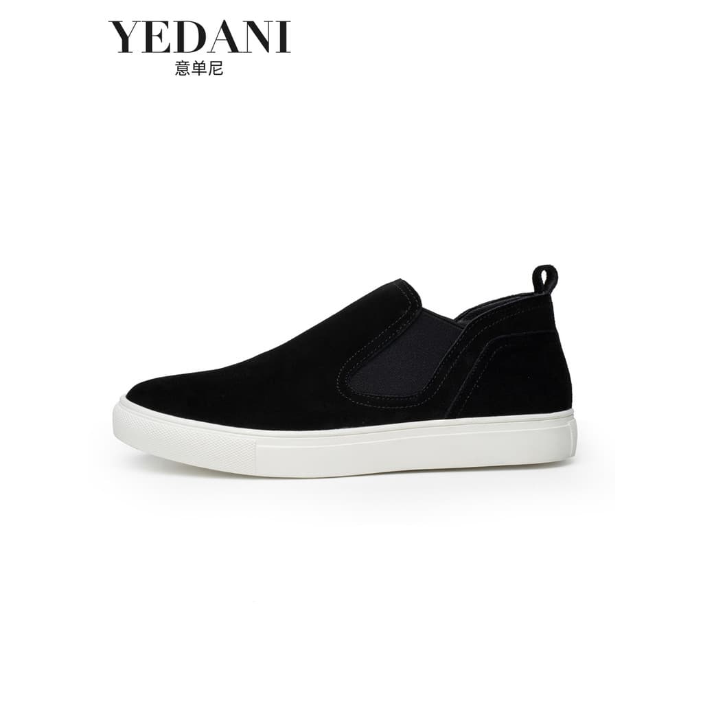Mocassins de sola macia masculino 2025 outono novo estilo sapatos casuais deslizamento em sapatos masculinos preguiçosos