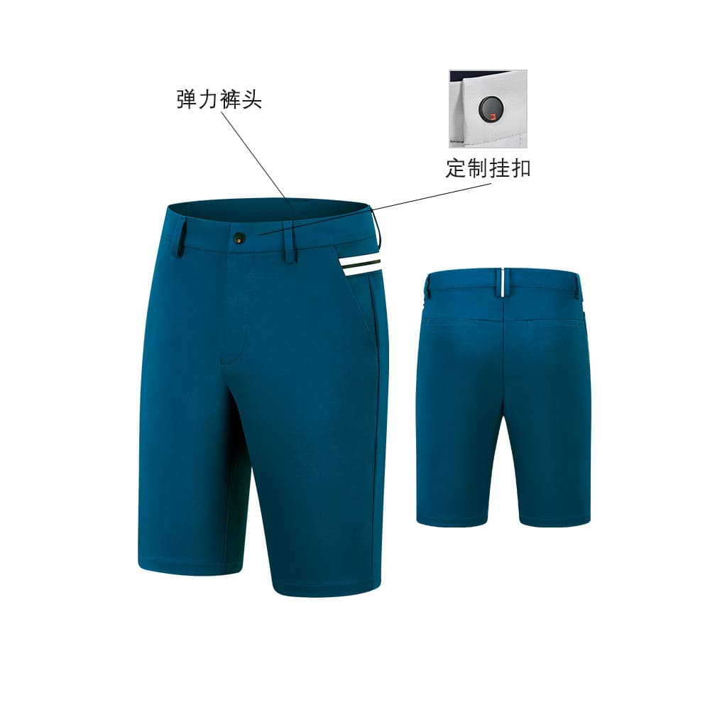 Shorts de golfe de verão masculino respirável de secagem rápida calças elásticas calças de bola masculinas de golfe calç